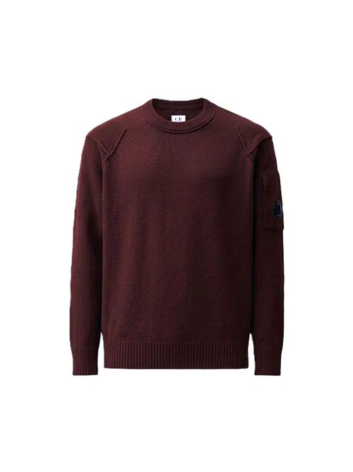 lambswool grs crewneck lens sweater C.P. COMPANY | 21CMKN707A-110149A592 ANDORRA